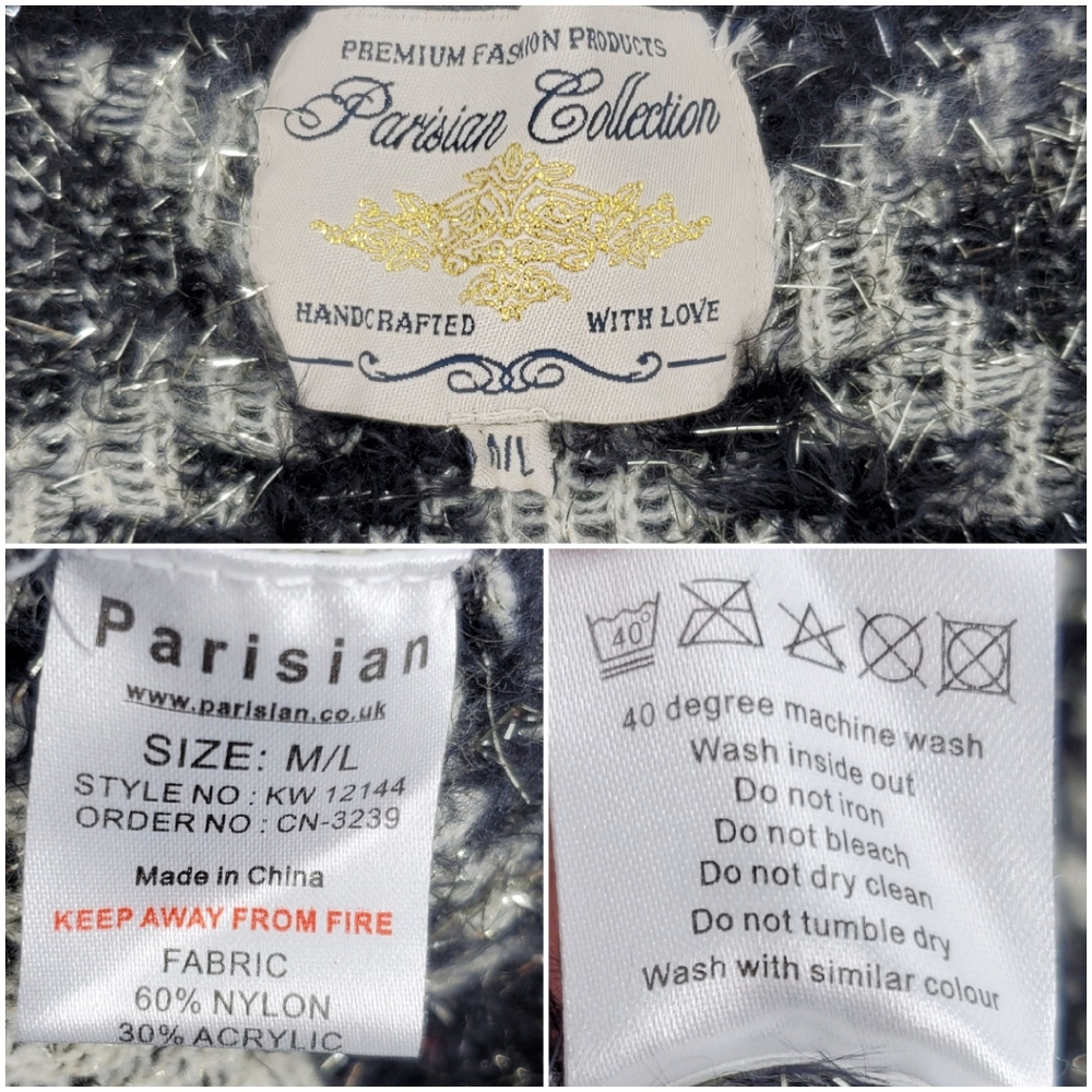 Parisian Collection Open Front Eyelash Cardigan - image 4